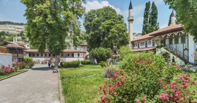 Панорамный вид: Ханский дворец